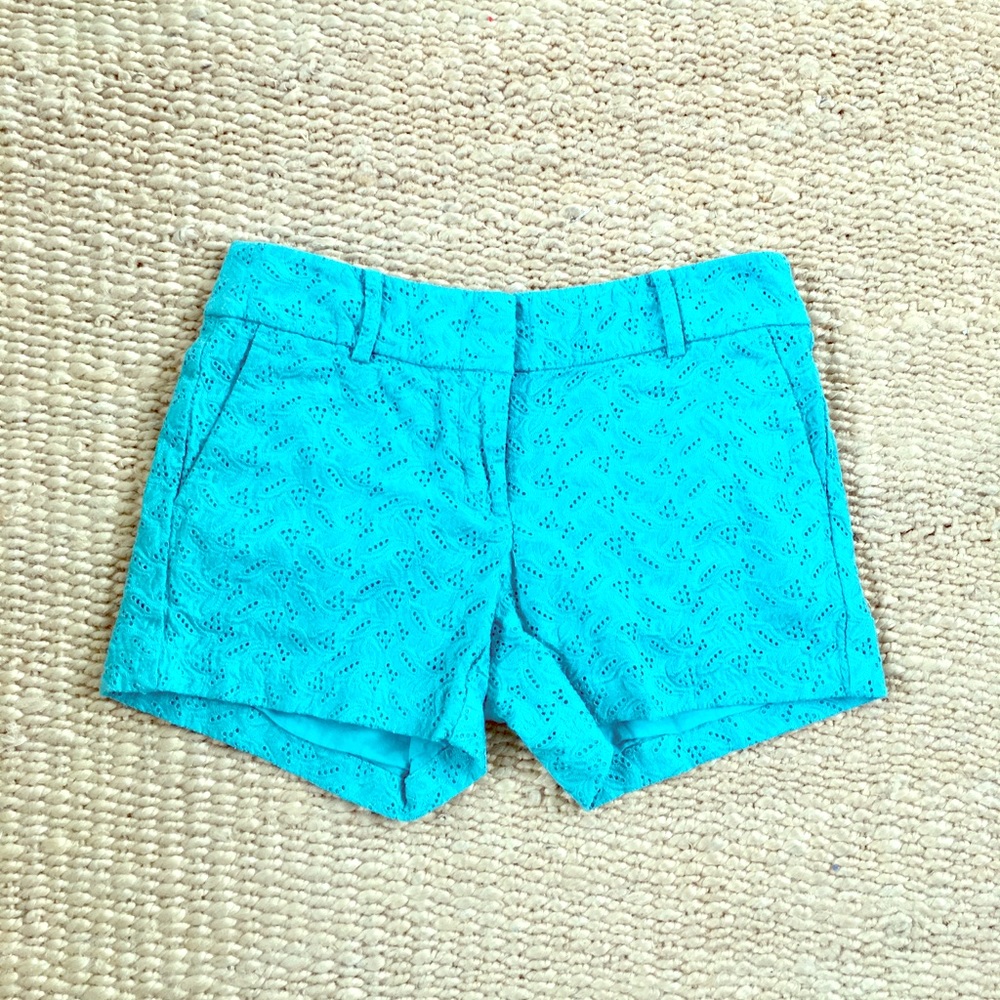 Turquoise Ann Taylor shorts